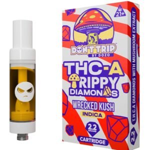 Wrecked Kush Don’t Trip by Dozo THC-A Trippy Diamonds Cartridge 2.2G