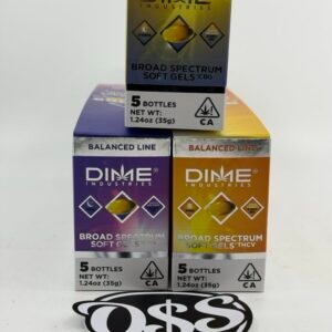 Dime industries softgels Gummies – (THCV-CBN-CBG) 600MG